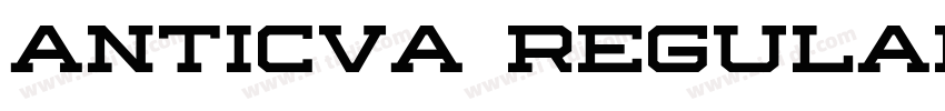 Anticva Regular字体转换 Anticva Regular字体转换